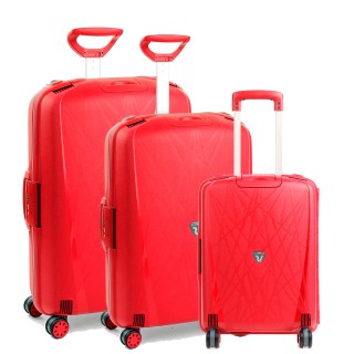 Roncato Light suitcase set 55/68/75 cm red