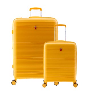 Suitcase set Gladiator Bionic 55/76 cm yellow