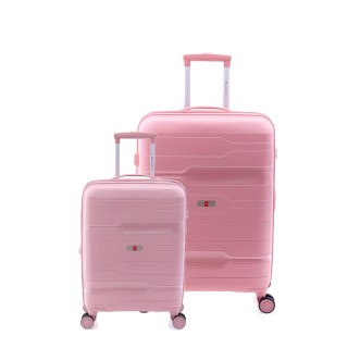 Gladiator Set valigie boxe 55/67 cm rosa