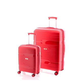 Gladiator Boxing luggage set 55/77 cm red