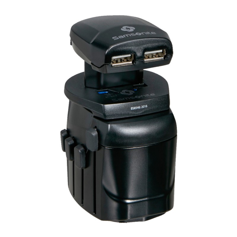 Sus Maletas - Adaptador universal com ligação à terra + USB