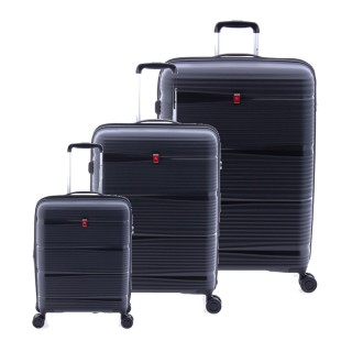 Suitcase set Gladiator Bionic 55/65/76 cm black