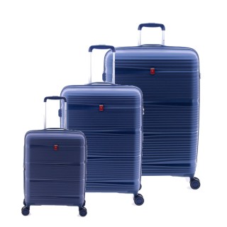 Suitcase set Gladiator Bionic 55/65/76 cm blue