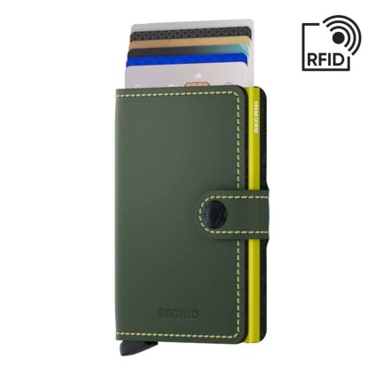 Estilo Compacto y Seguridad sin Compromisos: Miniwallet Secrid Matte MM, tu Aliado Elegante en Protección