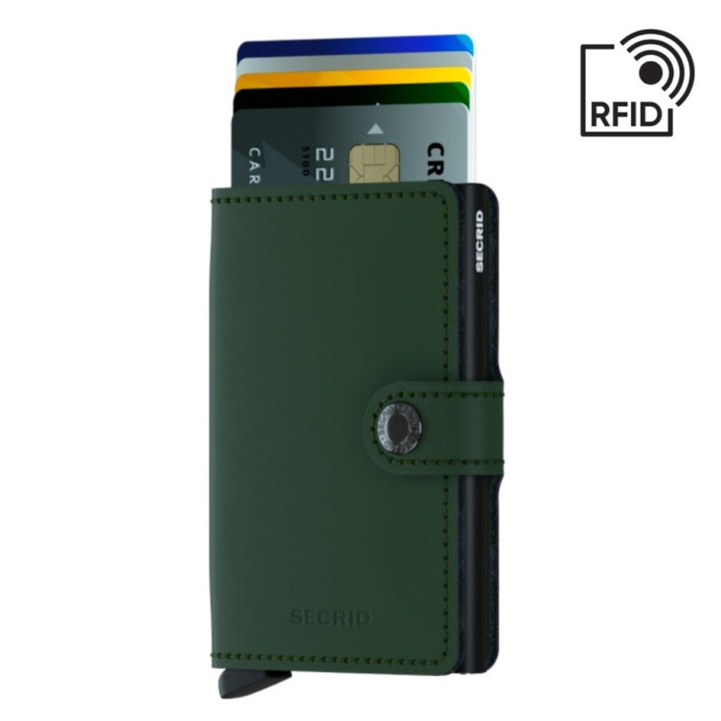 Estilo Compacto y Seguridad sin Compromisos: Miniwallet Secrid Matte MM, tu Aliado Elegante en Protección