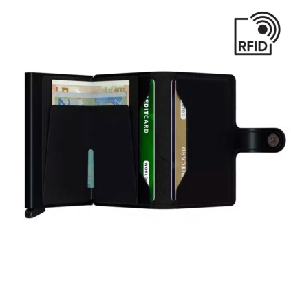 Estilo compacto e segurança sem compromissos: Miniwallet Secrid Matte MM, o seu aliado elegante na proteção