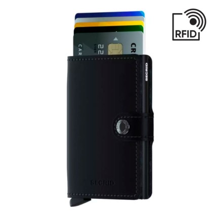 Estilo compacto e segurança sem compromissos: Miniwallet Secrid Matte MM, o seu aliado elegante na proteção