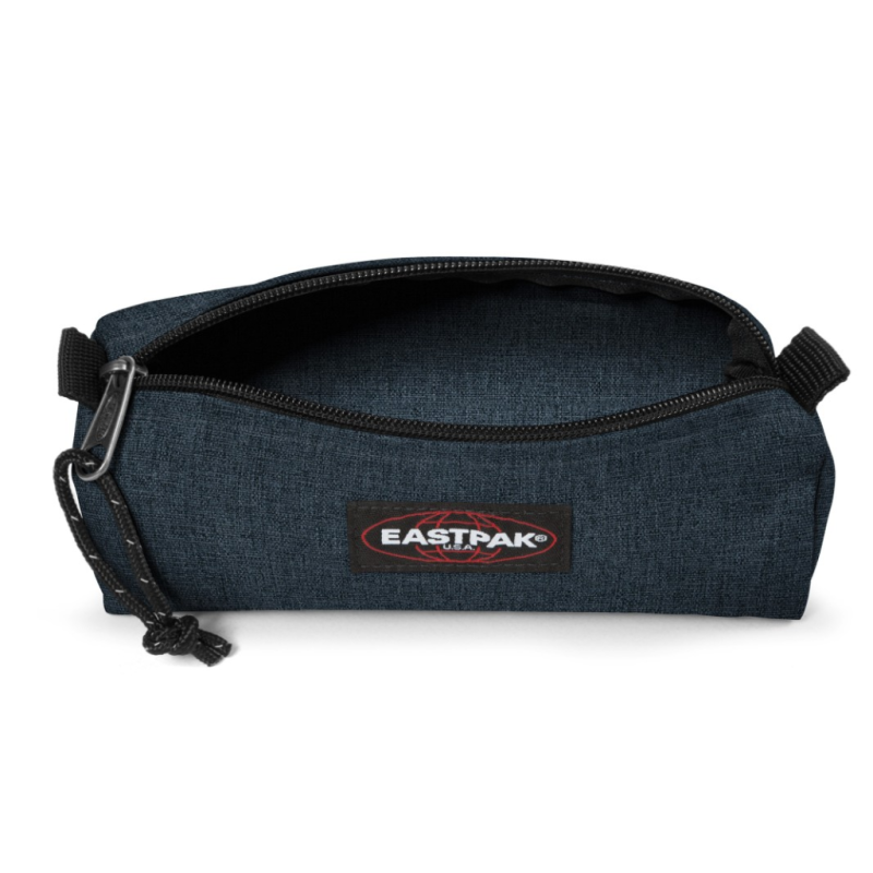 Estuche Eastpak Benchmark Single Triple Denim: Organización y estilo en denim triple