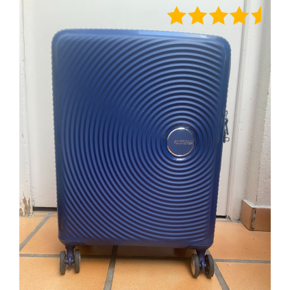 American Tourister Soundbox 55 cm Mala de cabine em segunda mão - Poupe dinheiro e viaje com pouco peso!