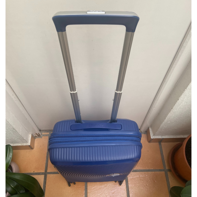 American Tourister Soundbox 55 cm Mala de cabine em segunda mão - Poupe dinheiro e viaje com pouco peso!
