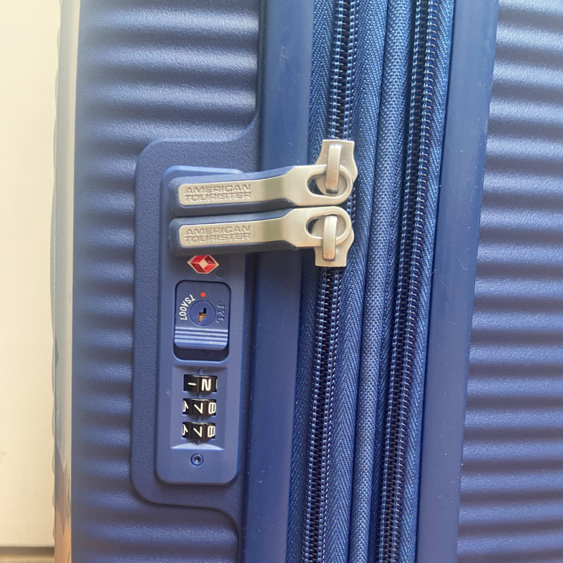 American Tourister Soundbox 55 cm Mala de cabine em segunda mão - Poupe dinheiro e viaje com pouco peso!