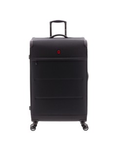maleta grande Gladiator Helios 76 negra vista frontal