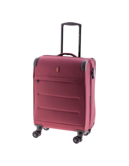 maleta cabina Gladiator Helios 55 rojo vista frontal
