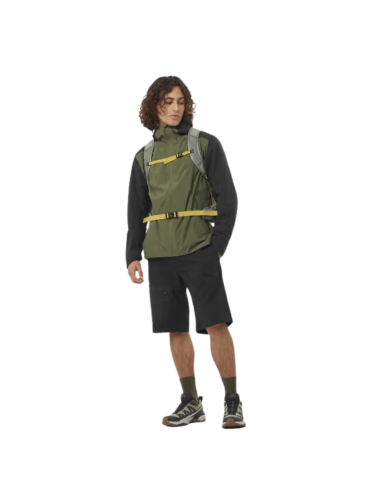 Mochila de caminhada Salomon TRAILBLAZER 20 na cor verde-sálvia