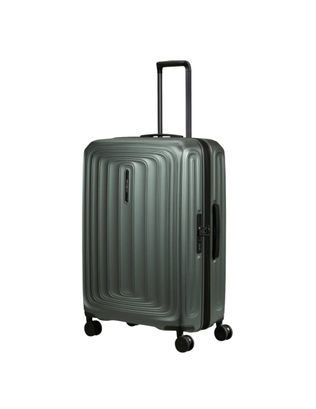 Mala grande Samsonite 2Wander 75, matt sage khaki, vista frontal.