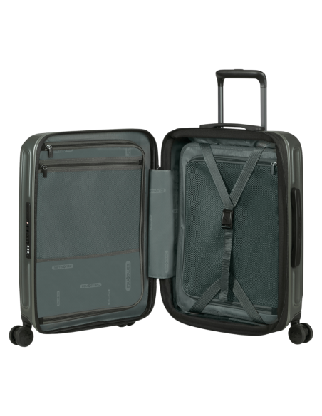 Mala de cabine Samsonite 2Wander 55, matt sage khaki, vista interna