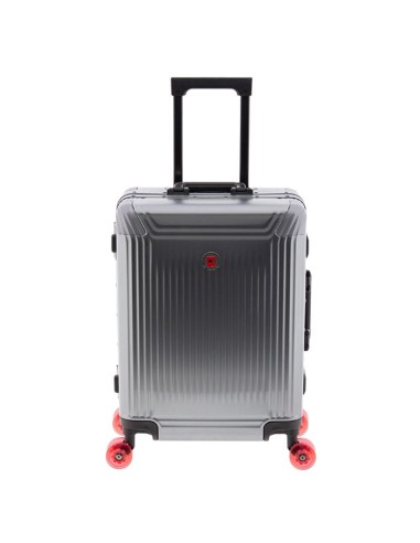 maleta cabina Gladiator Luma 55 aluminio vista frontal