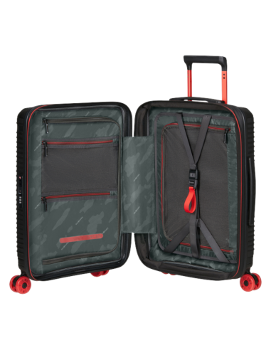 mala cabine Samsonite Prodiver 55 preta vista interna
