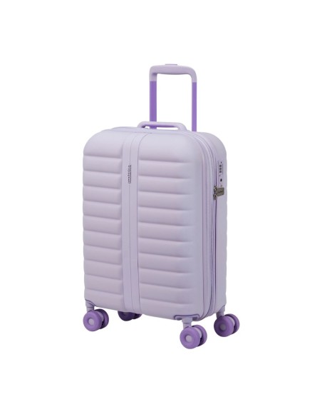 mala de cabine American Tourister Neovibe 55 lilás vista frontal