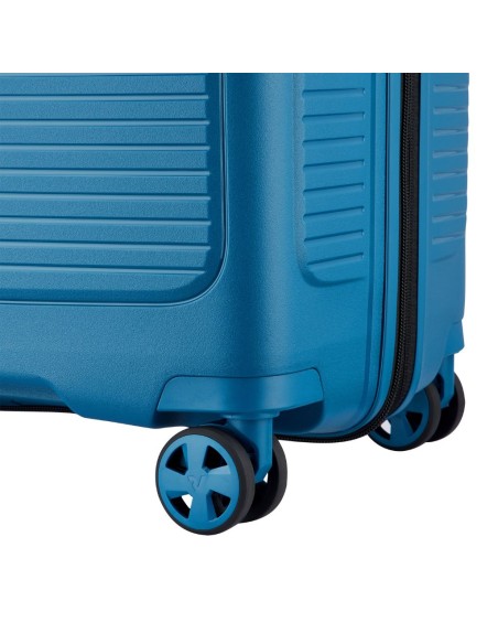 Maleta de cabina Roncato ARCADE 55 cm azul vista ruedas