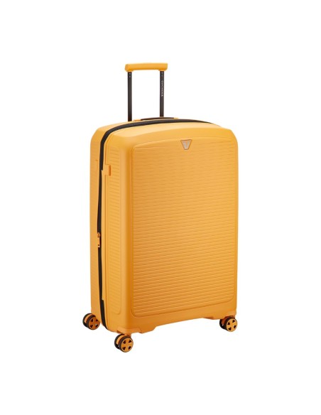 Maleta mediana Roncato ARCADE 67 cm amarilla vista frontal