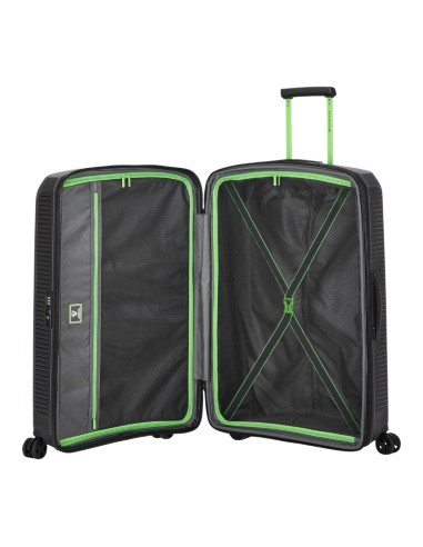 Maleta mediana Roncato ARCADE 67 cm negro vista interna