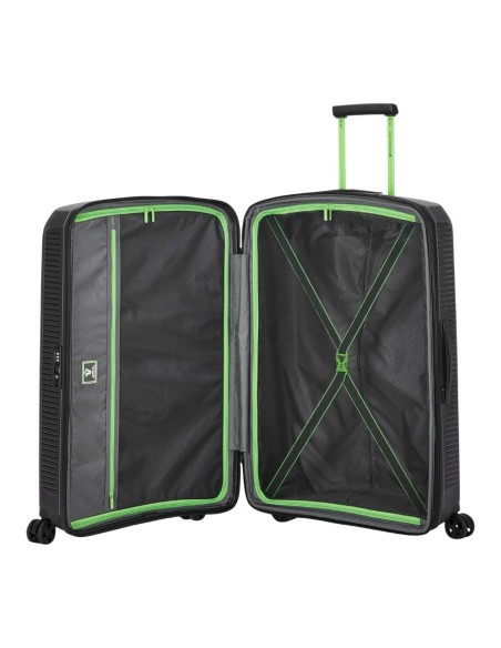 Maleta mediana Roncato ARCADE 67 cm negro vista interna