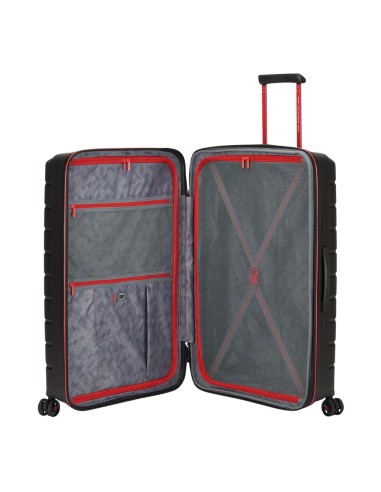 Maleta grande Roncato B-FLYING MOVE 78 cm Negra vista interna