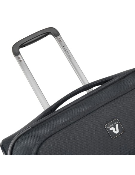 Maleta Grande Roncato GATEWAY 78 cm Negra vista tirador
