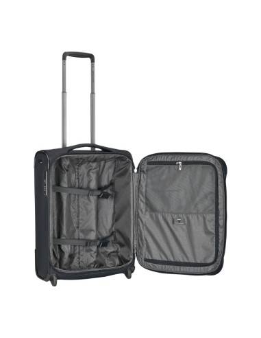 Maleta de cabina Roncato GATEWAY Negra 55 cm vista interna