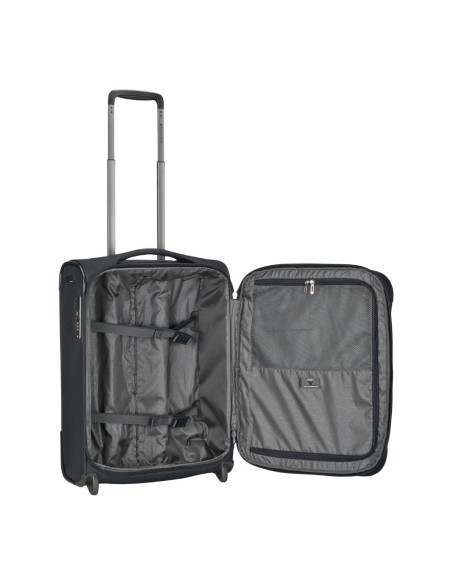 Maleta de cabina Roncato GATEWAY Negra 55 cm vista interna