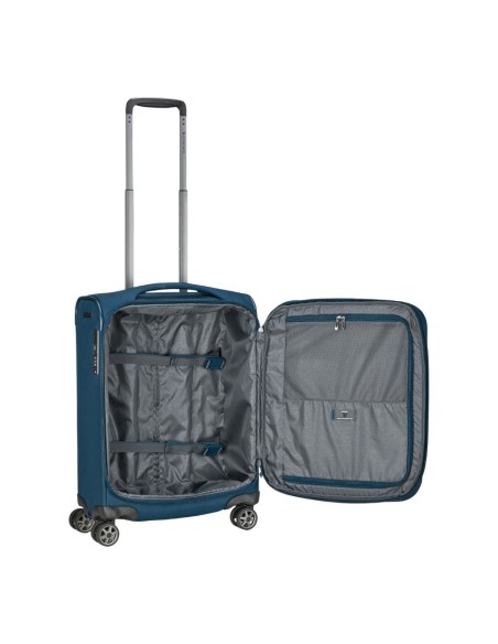 Maleta de cabina Roncato GATEWAY 55 cm azul vista interna