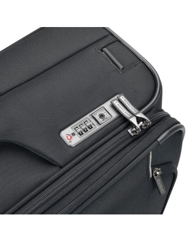 Maleta de cabina Roncato GATEWAY 55 cm Exp. AIRFRANCE Negra vista cerradura