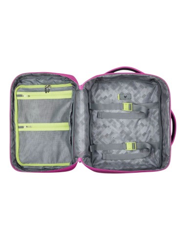 Mochila de cabine Roncato Wanderline 40 cm Fucsia vista interna