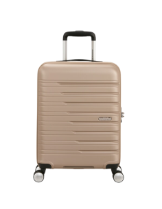 Mala Cabine American Tourister FLASHLINE 55 cm OURO MARFIM | Leve e Moderna
