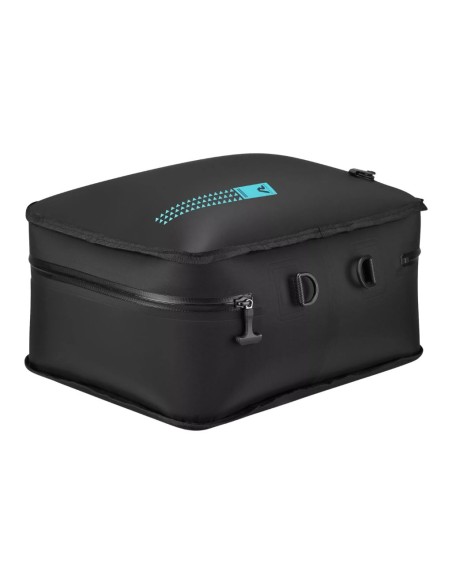 Bolsa de vácuo Roncato FLATTY 38 cm turquesa vista lateral