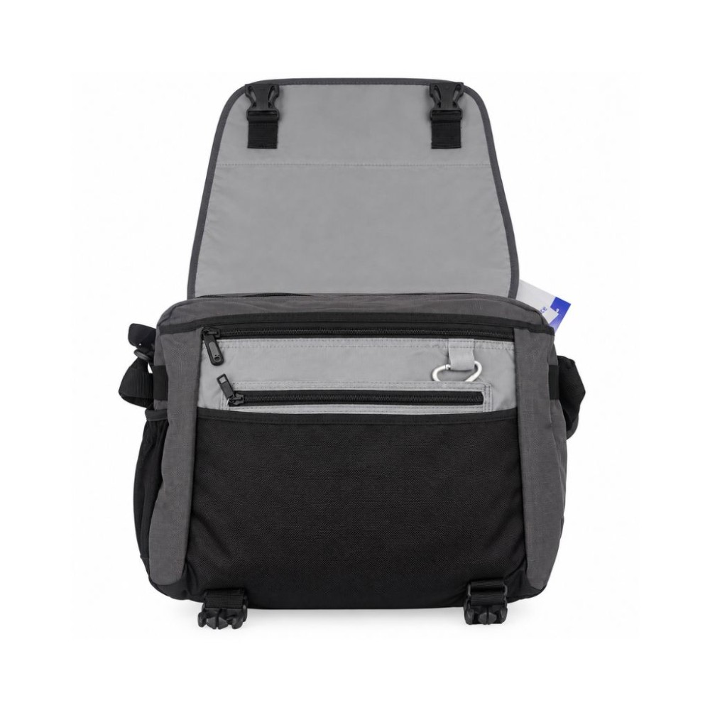 Bolsa a tiracolo para portátil Samsonite 15,4" Cinzenta | SusMaletas