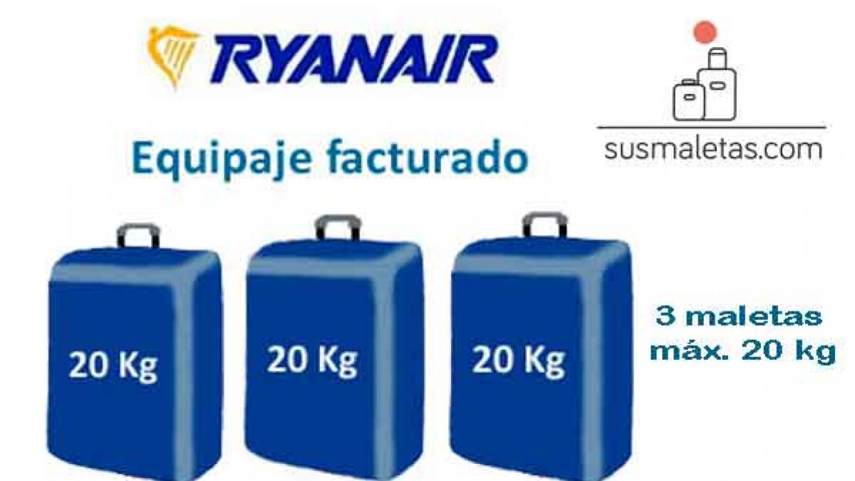 Sarabo árabe Cambiable Preparación Cómo facturar maletas en ryanair – Sus Maletas